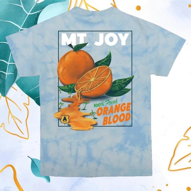 Trending Mt. Joy Merch Orange Blood Tie Dye T-Shirt, Hoodie, Tank Top, Sweater And Long Sleeve T-Shirt