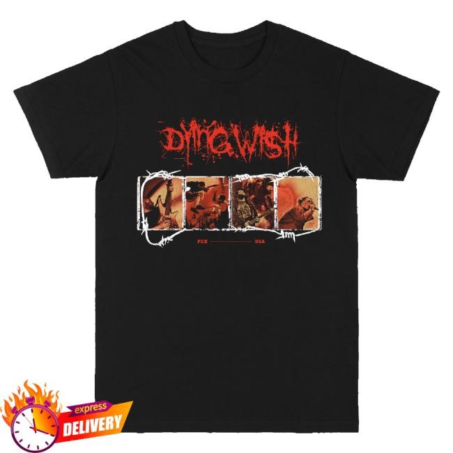 Trending Dying Wish Merch Barbed Wire Band Hoodie Sweatshirt