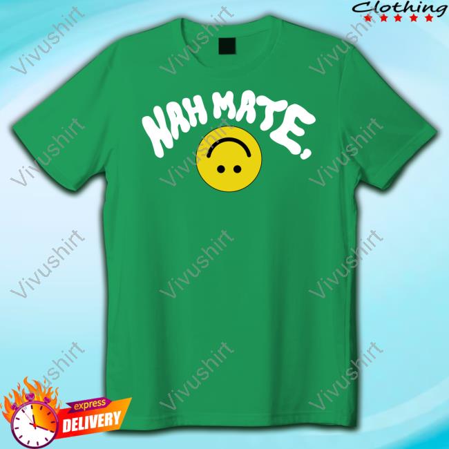 Pitsakat Wearing Nah Mate Smile Tee