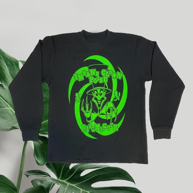 Insane Clown Posse Store Merch Ringmaster Round Zip Up Hooded Sweatshirt Insane Clown Posse Store Merch Ringmaster Round Long Sleeve Shirt