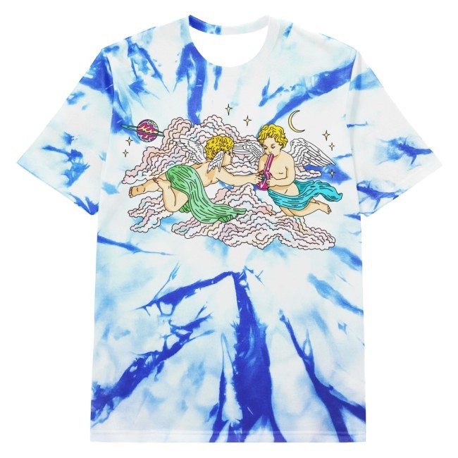 Globridge Studio Merch Celestial Connection Tie Dye Hoodie
