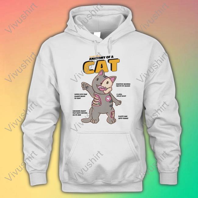 Yujinclothing Store Cat Anatomy Tee