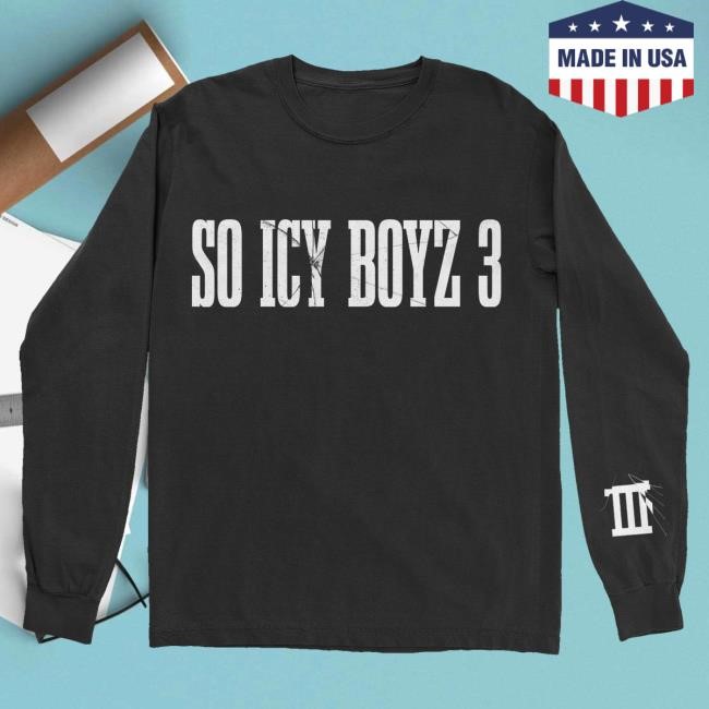 Trending The New 1017 Records Merch Shop Gucci Mane So Icy Boyz 3 Long Sleeve Long Sleeve Shirt
