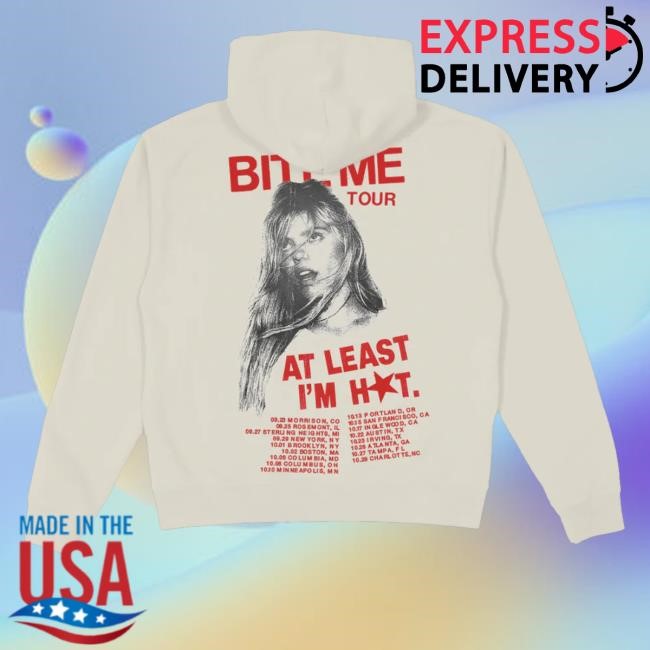 Reneé Rapp Merch Shop Store Tour Date Back Zip Long Sleeve Shirt