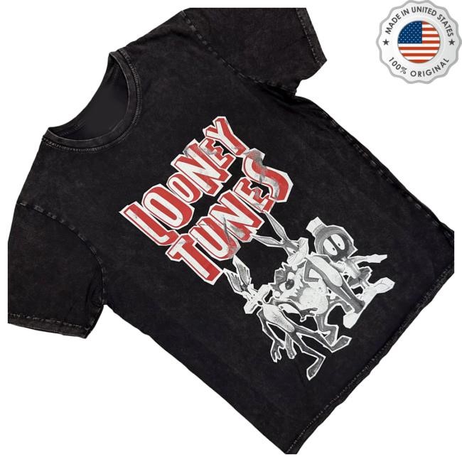 Official House Of Merch Merch Shop Looney Tunes Unisex Stone Wash Shirt