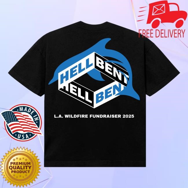 Hellbent Records Merch Cloonee Hellbent Palisades Wildfire Fundraiser Sweater