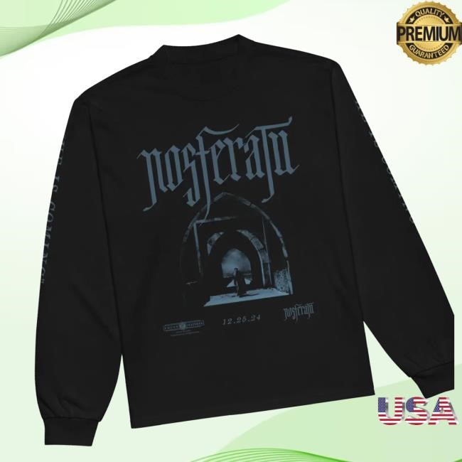 Trending Focus Features Logo Merch Store Nosferatu He Is Coming Long Sleeve Sweatshirt