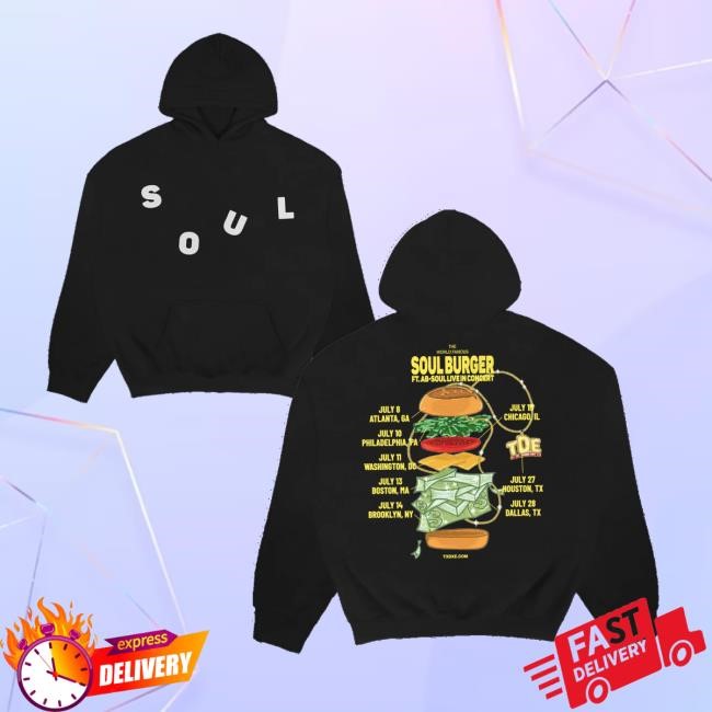 Txdxe Merch Soul Burger Tour T-Shirt