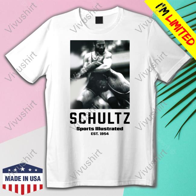 Kurt Angle Wearing Schultz Sports Illustrated Est1954 Long Sleeve