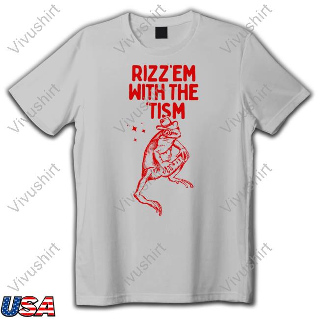 Official Gracewhiteguan Rizz 'Em With The Tism Frog Sweatshirt