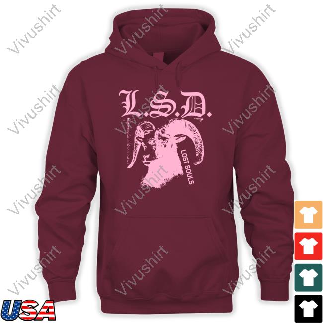 Lsdunes Store Lost Souls Pink Ram Hoodie