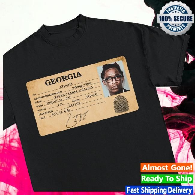 Official Who's Young Thug Graphic Hoodie Official Who's Young Thug Graphic Classic Shirt