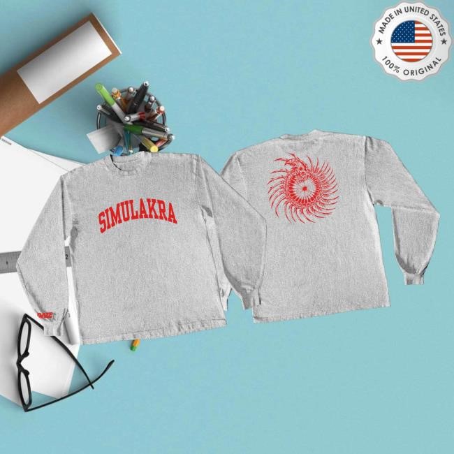 Daze-Style Merch Store Simulakra - Arched Logo Long Sleeve Crewneck Sweatshirt