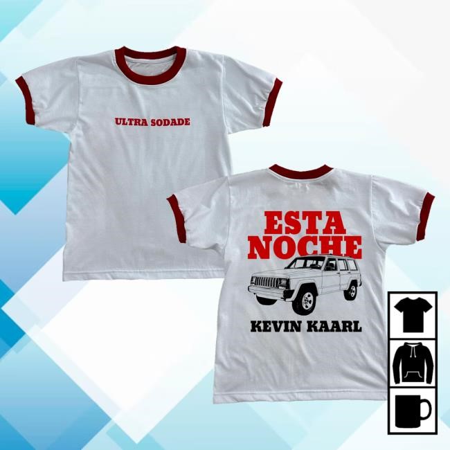 Trending Kevin Kaarl Merch Playera Esta Noche Blanca Hoodie