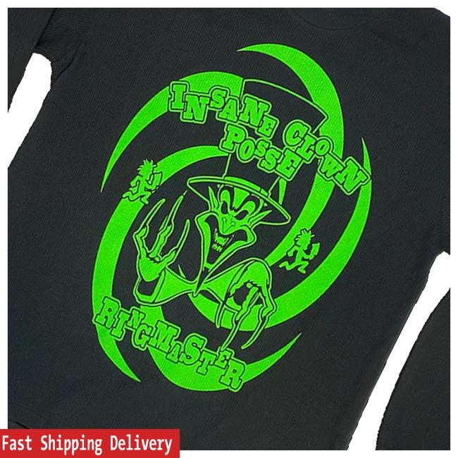 Insane Clown Posse Store Merch Ringmaster Round Zip Up Hooded Sweatshirt Insane Clown Posse Store Merch Ringmaster Round Long Sleeve Shirt