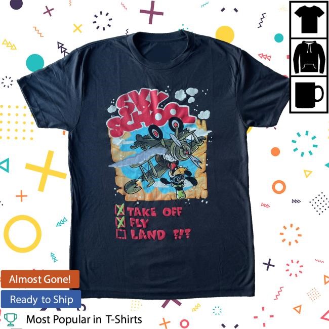 Flyinghousethreads Merch Sky School Hoodie Sweatshirt