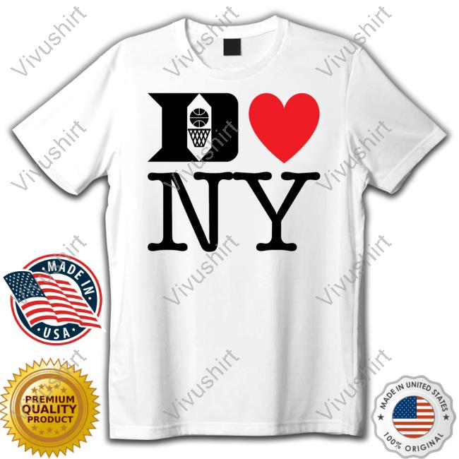 Duke Basketball Heart Ny T Shirt