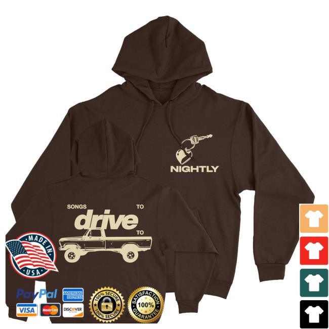 Nightly Official Songs To Drive To Long Sleeve T Shirt