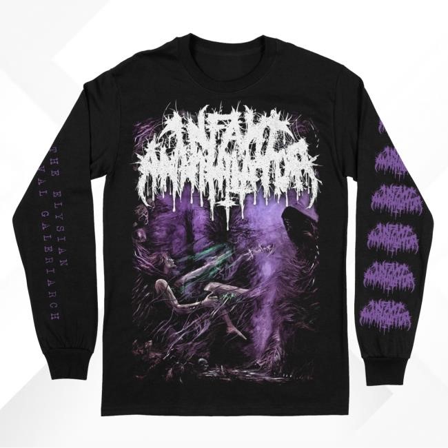 Official Indiemerchstore Store Merch Infant Annihilator The Elysian Grandeval Galeriarch Longsleeve Sweatshirt