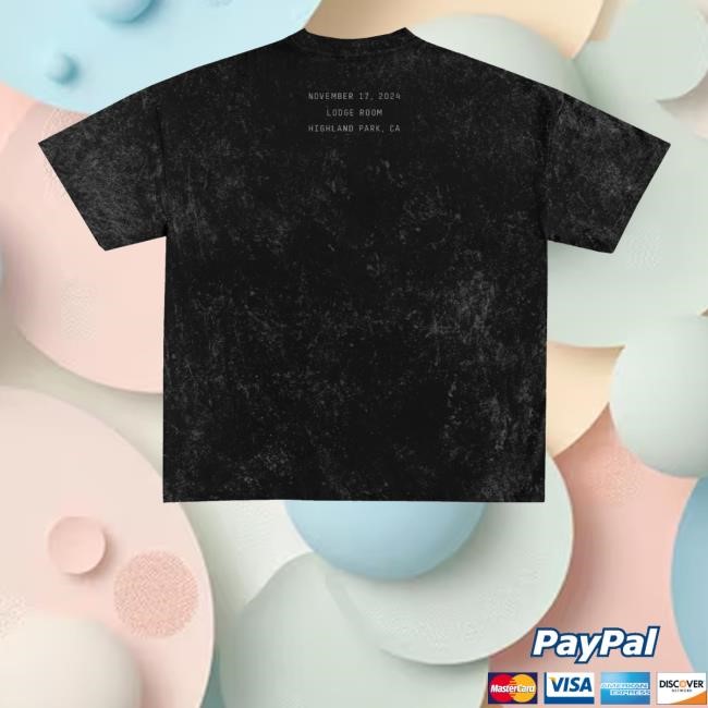 Spiritbox Death Metal Logo Event Mineral Tie Dye Tee Shirt